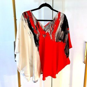 Josie Natori 100% Silk Top